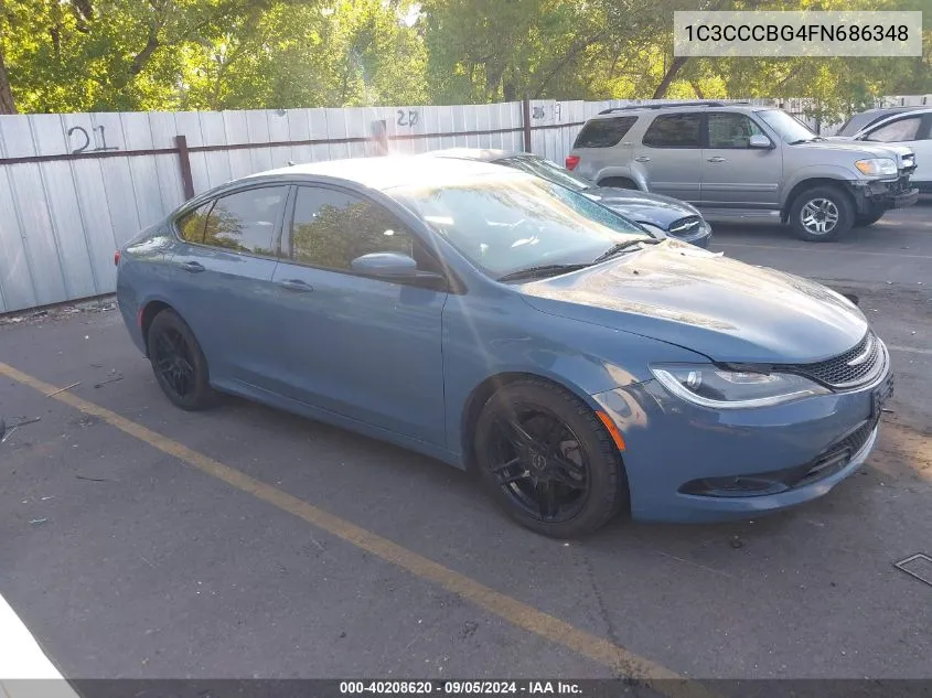 2015 Chrysler 200 S VIN: 1C3CCCBG4FN686348 Lot: 40208620