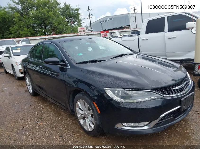 1C3CCCCG5FN509807 2015 Chrysler 200 C