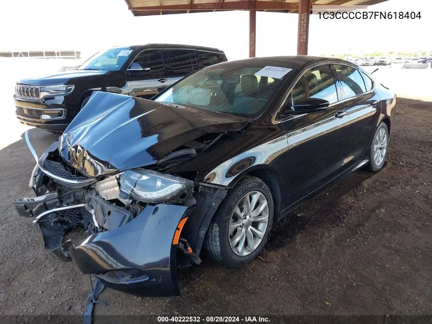 1C3CCCCB7FN618404 2015 Chrysler 200 C