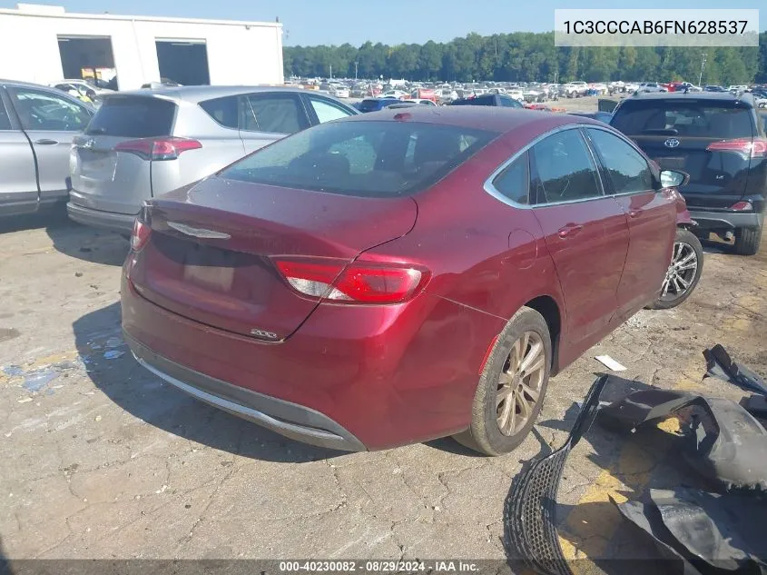 1C3CCCAB6FN628537 2015 Chrysler 200 Limited