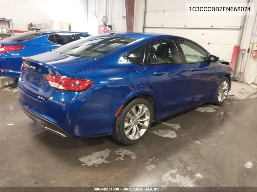 1C3CCCBB7FN668074 2015 Chrysler 200 S