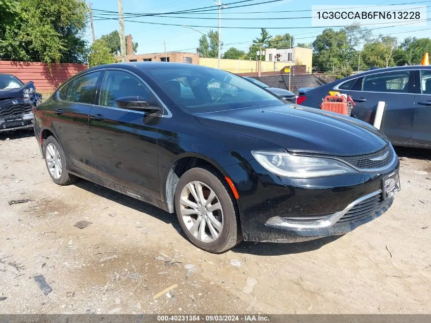 1C3CCCAB6FN613228 2015 Chrysler 200 Limited