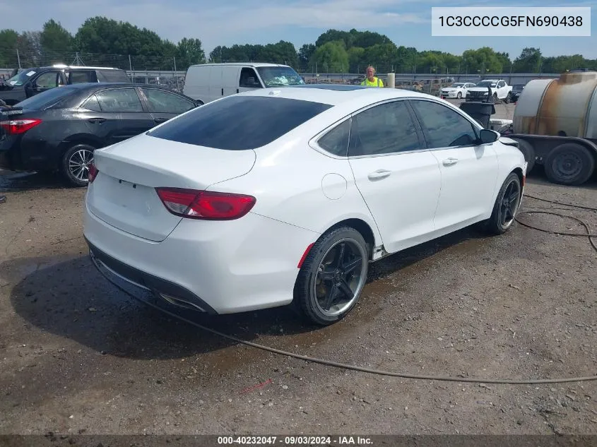 1C3CCCCG5FN690438 2015 Chrysler 200 C