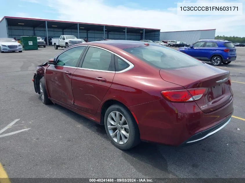 1C3CCCCB1FN603171 2015 Chrysler 200 C