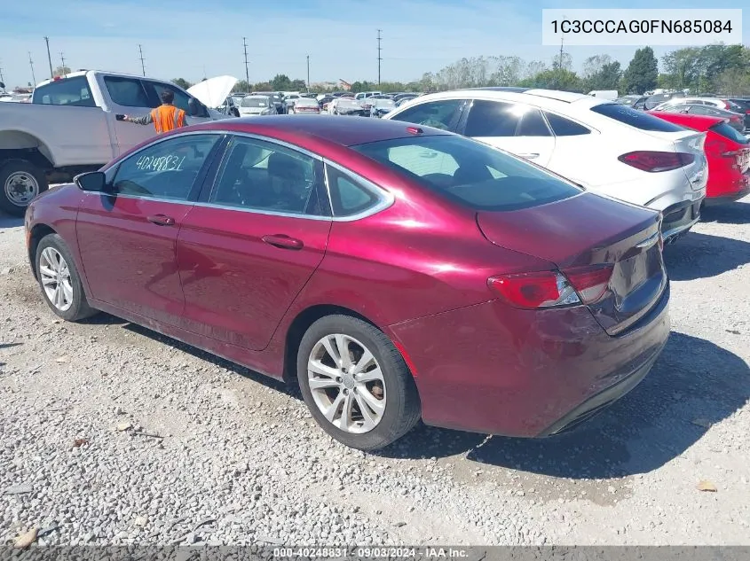 1C3CCCAG0FN685084 2015 Chrysler 200 Limited