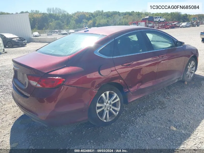 1C3CCCAG0FN685084 2015 Chrysler 200 Limited