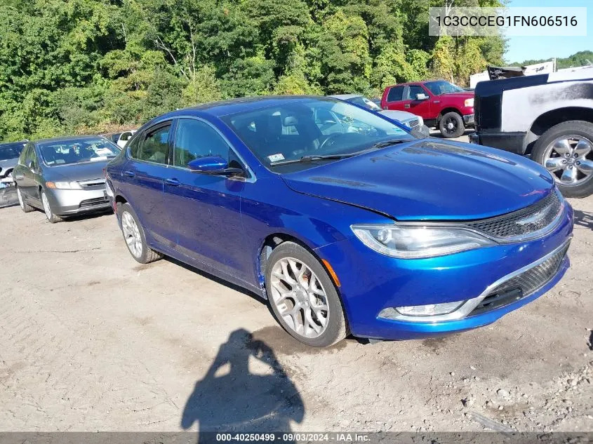 2015 Chrysler 200 C VIN: 1C3CCCEG1FN606516 Lot: 40250499