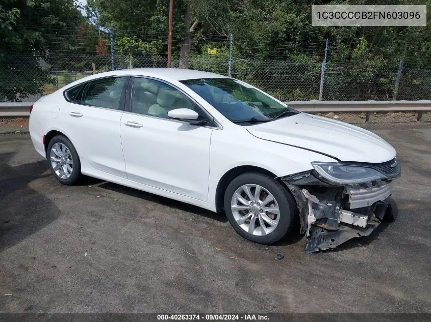 1C3CCCCB2FN603096 2015 Chrysler 200 C