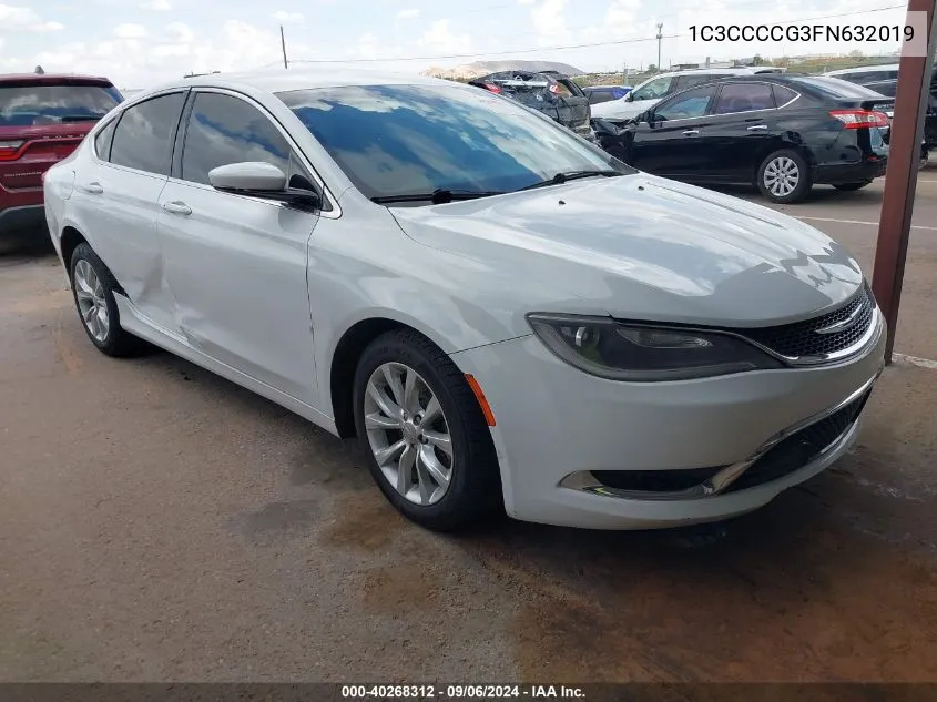 2015 Chrysler 200 C VIN: 1C3CCCCG3FN632019 Lot: 40268312