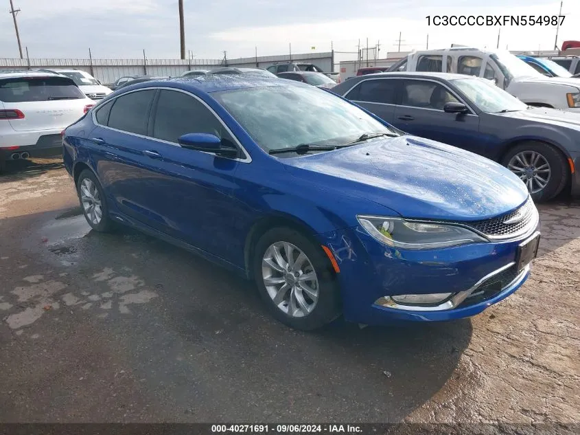 2015 Chrysler 200 C VIN: 1C3CCCCBXFN554987 Lot: 40271691