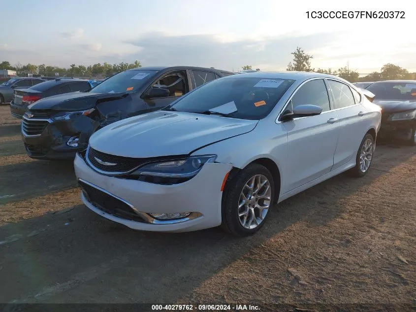 2015 Chrysler 200 C VIN: 1C3CCCEG7FN620372 Lot: 40279762