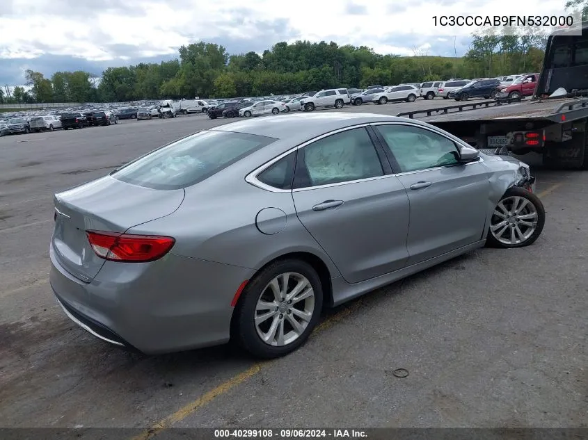 1C3CCCAB9FN532000 2015 Chrysler 200 Limited