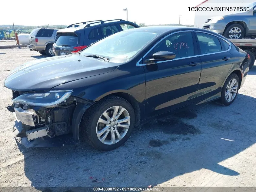 1C3CCCABXFN578550 2015 Chrysler 200 Limited