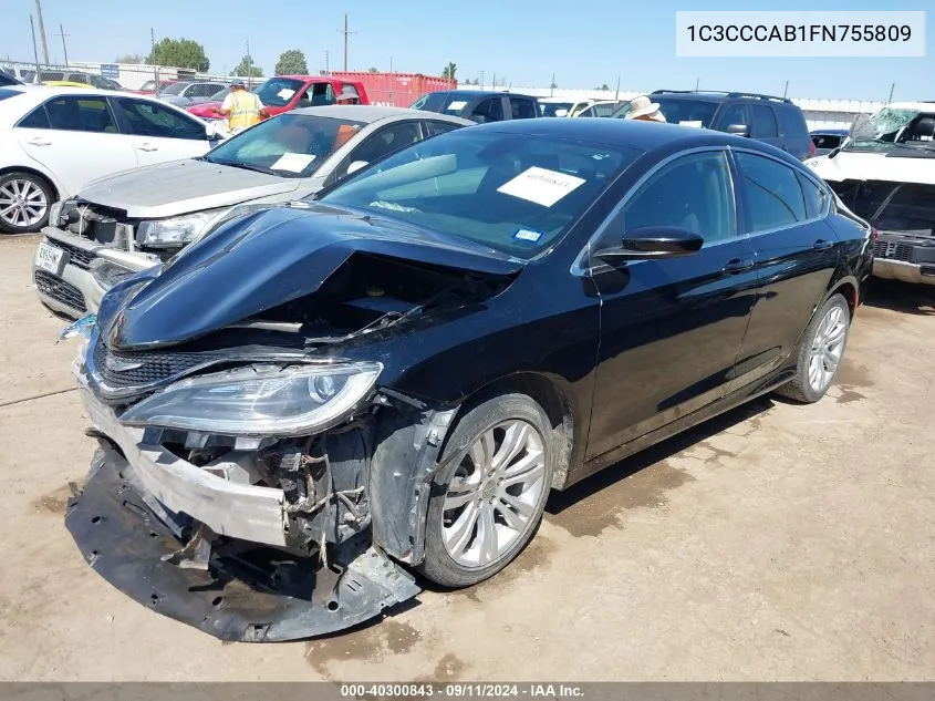 1C3CCCAB1FN755809 2015 Chrysler 200 Limited