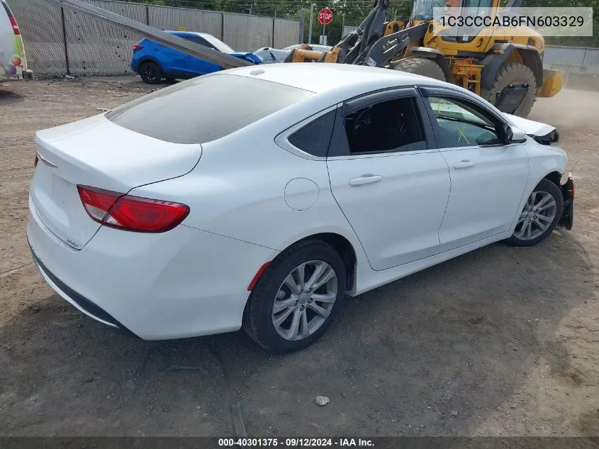 1C3CCCAB6FN603329 2015 Chrysler 200 Limited