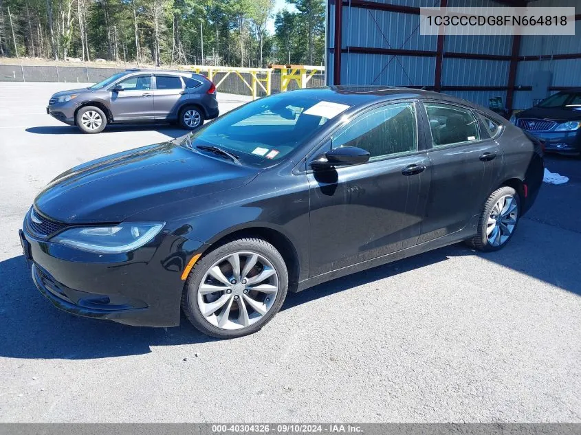 1C3CCCDG8FN664818 2015 Chrysler 200 S