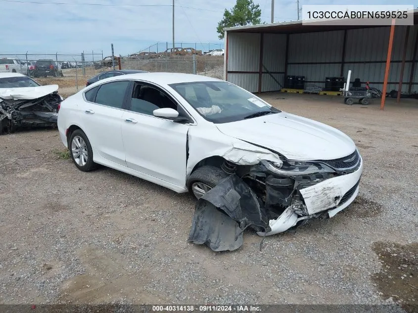 2015 Chrysler 200 Limited VIN: 1C3CCCAB0FN659525 Lot: 40314138