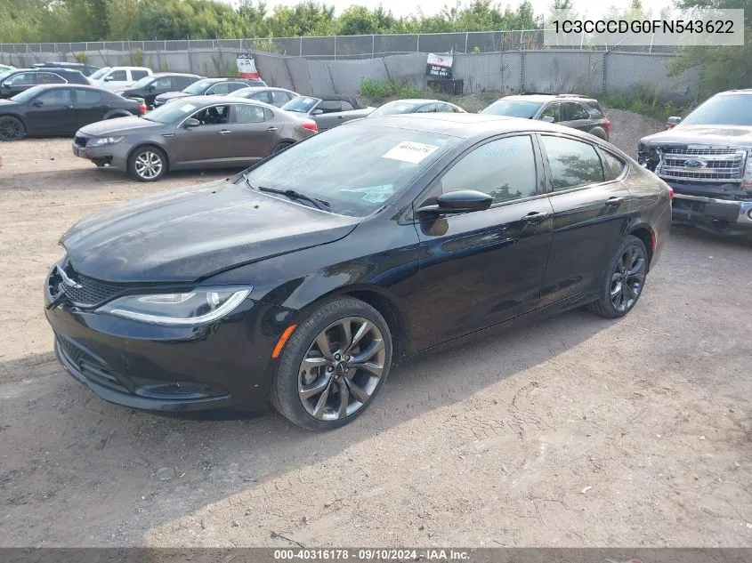 2015 Chrysler 200 S VIN: 1C3CCCDG0FN543622 Lot: 40316178