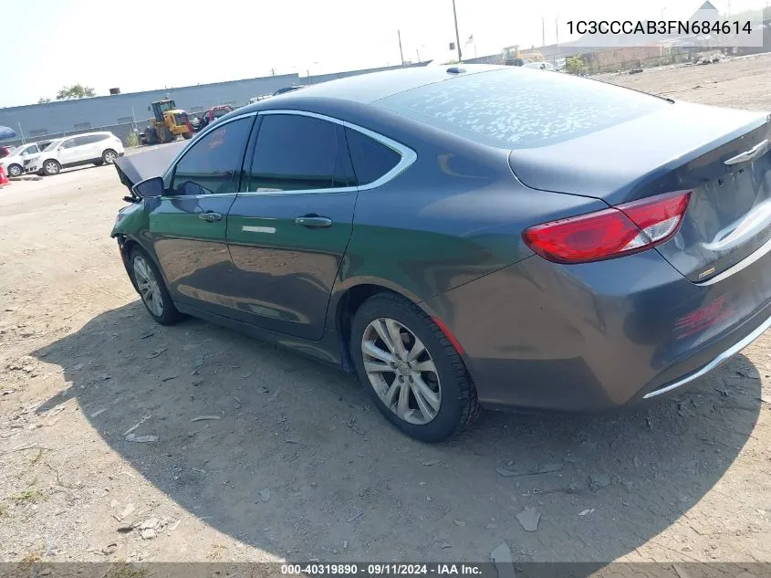 1C3CCCAB3FN684614 2015 Chrysler 200 Limited