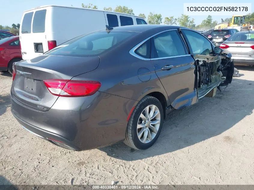 1C3CCCCG2FN582178 2015 Chrysler 200 C