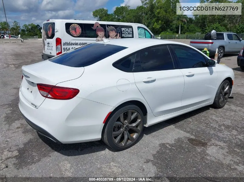 2015 Chrysler 200 S VIN: 1C3CCCDG1FN627769 Lot: 40335789