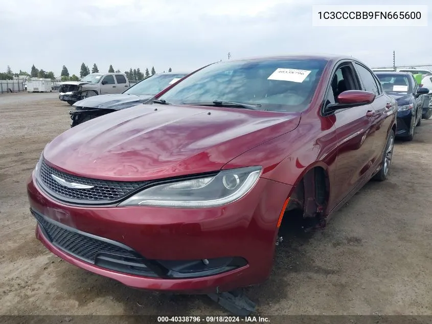 1C3CCCBB9FN665600 2015 Chrysler 200 S