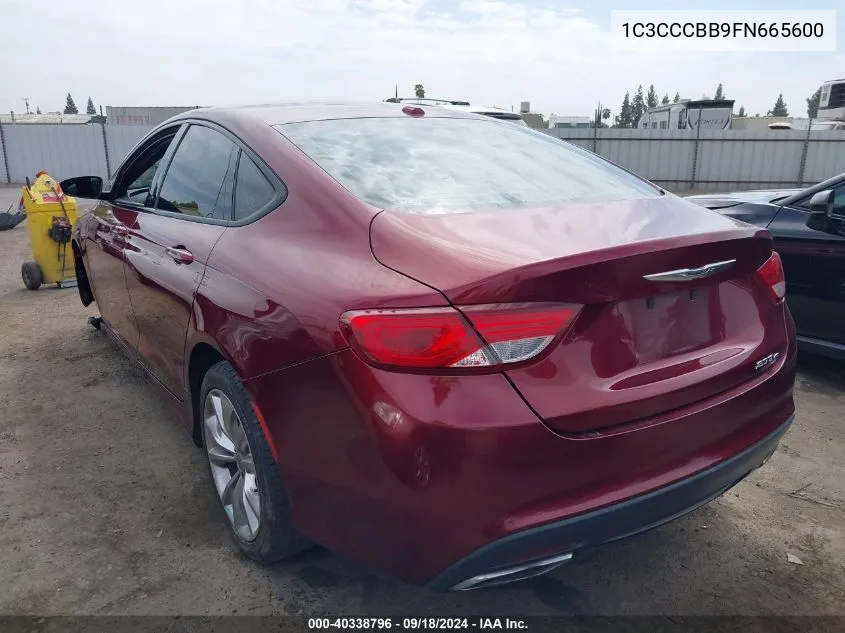 1C3CCCBB9FN665600 2015 Chrysler 200 S