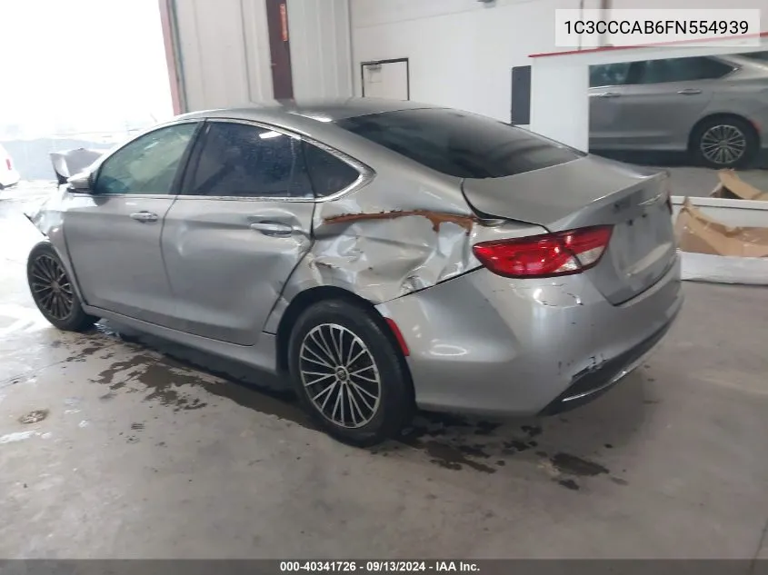 2015 Chrysler 200 Limited VIN: 1C3CCCAB6FN554939 Lot: 40341726