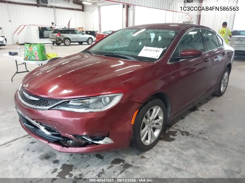 1C3CCCAB4FN586563 2015 Chrysler 200 Limited