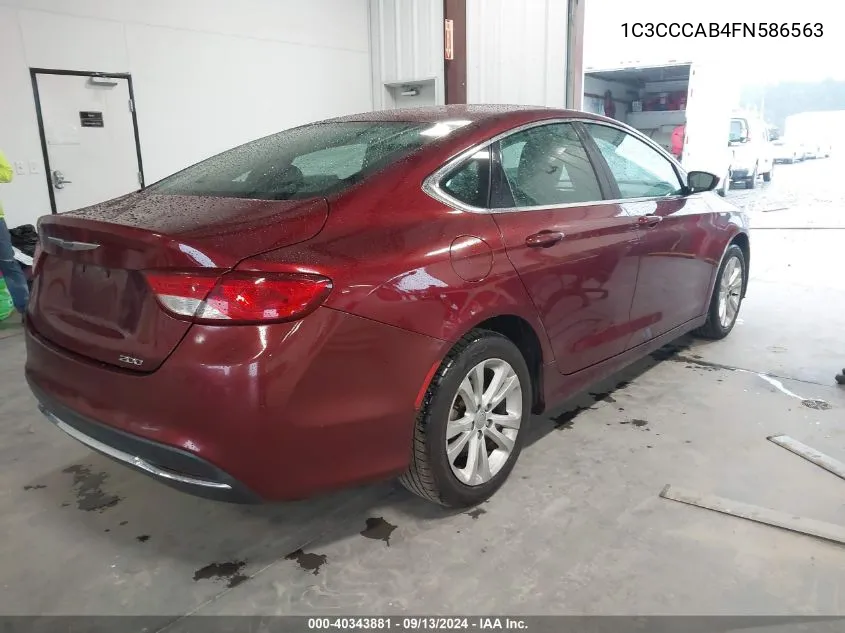 1C3CCCAB4FN586563 2015 Chrysler 200 Limited