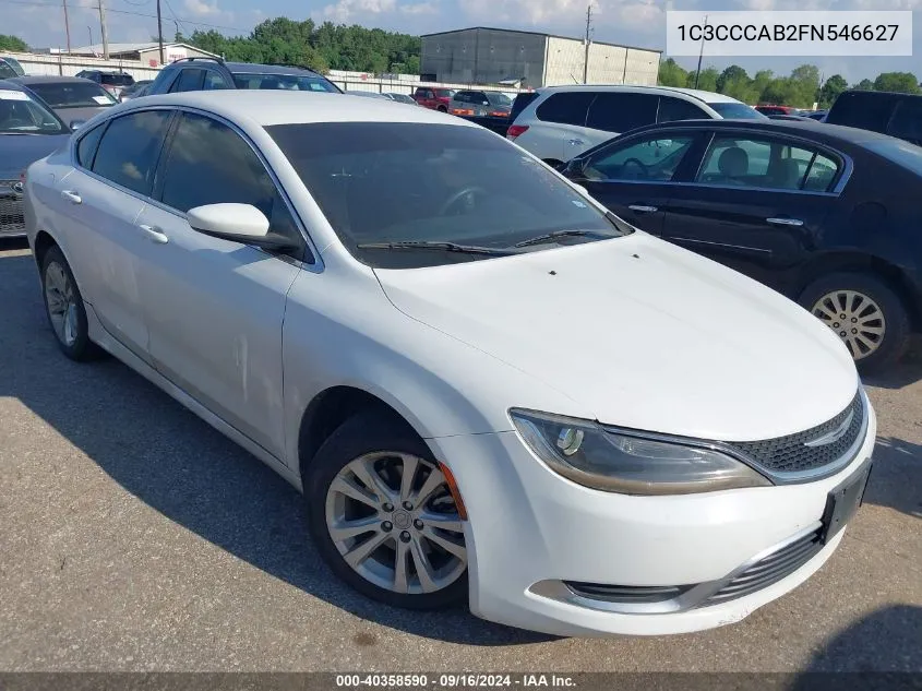 1C3CCCAB2FN546627 2015 Chrysler 200 Limited