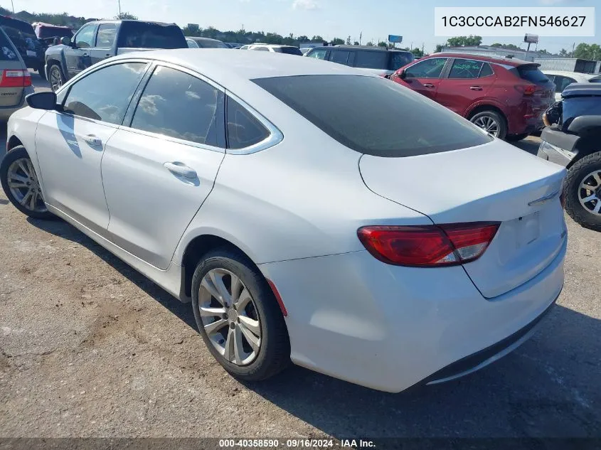 1C3CCCAB2FN546627 2015 Chrysler 200 Limited