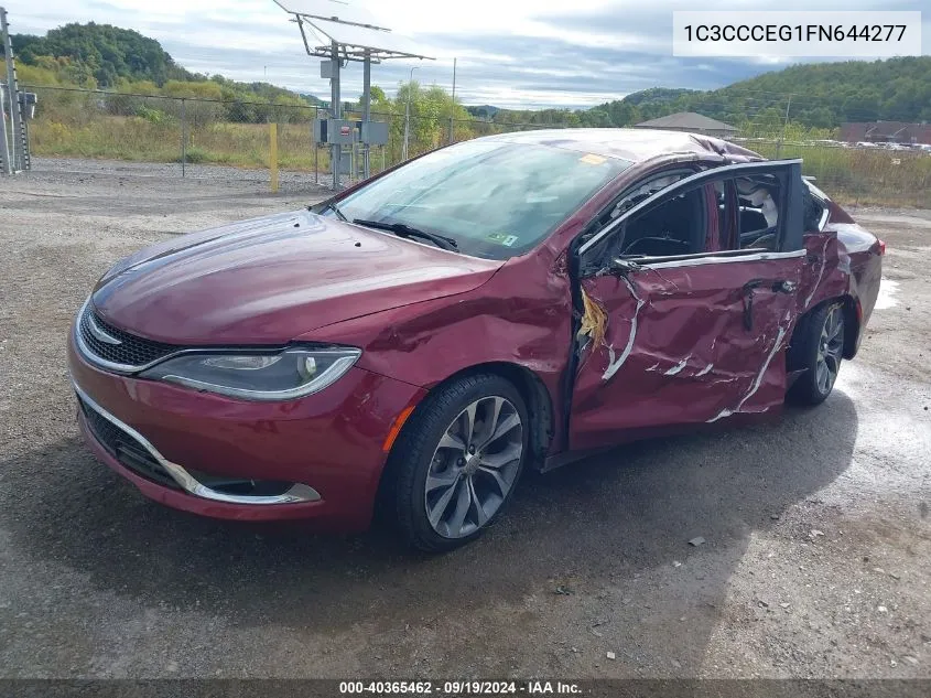 1C3CCCEG1FN644277 2015 Chrysler 200 C