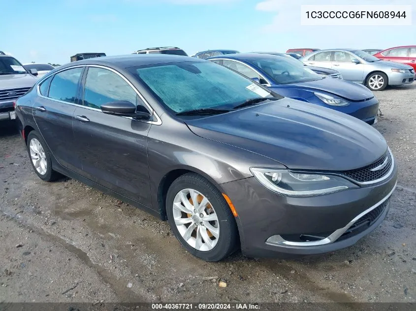 2015 Chrysler 200 C VIN: 1C3CCCCG6FN608944 Lot: 40367721