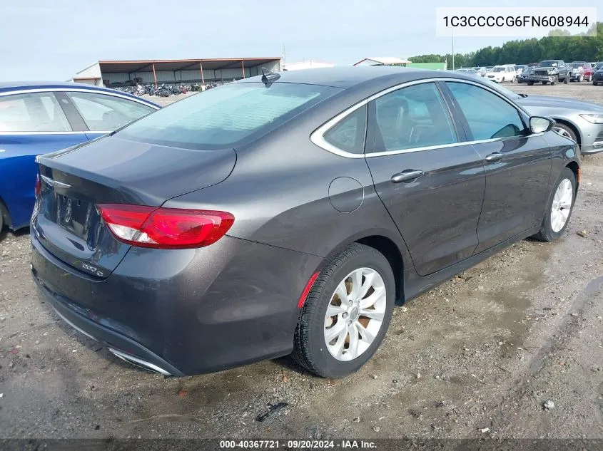 1C3CCCCG6FN608944 2015 Chrysler 200 C