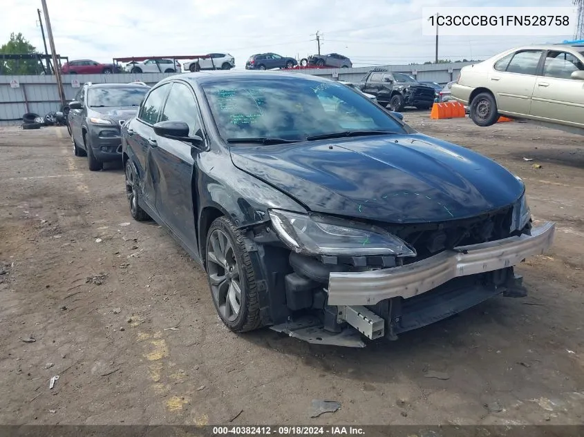 1C3CCCBG1FN528758 2015 Chrysler 200 S