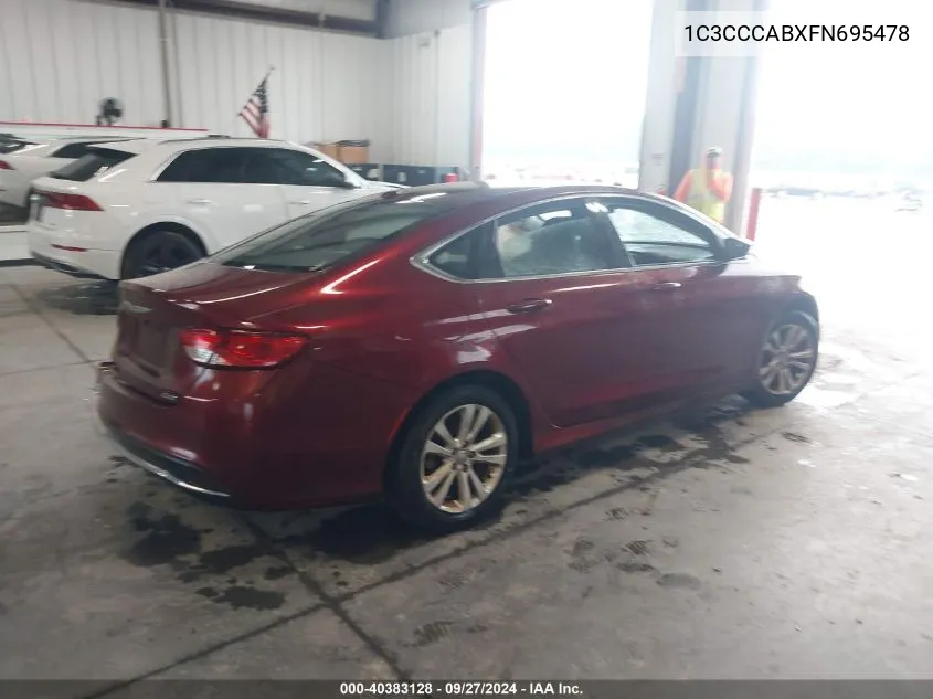 1C3CCCABXFN695478 2015 Chrysler 200 Limited