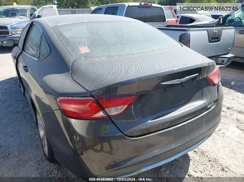 1C3CCCAB9FN662245 2015 Chrysler 200 Limited