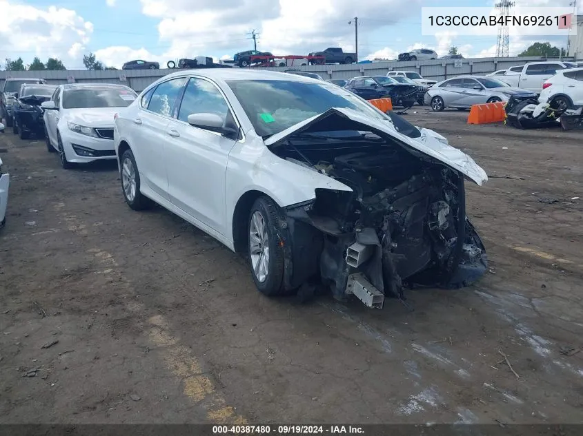 1C3CCCAB4FN692611 2015 Chrysler 200 Limited