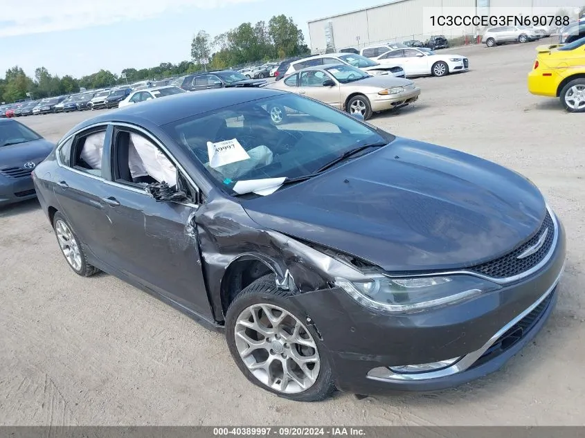 1C3CCCEG3FN690788 2015 Chrysler 200 C