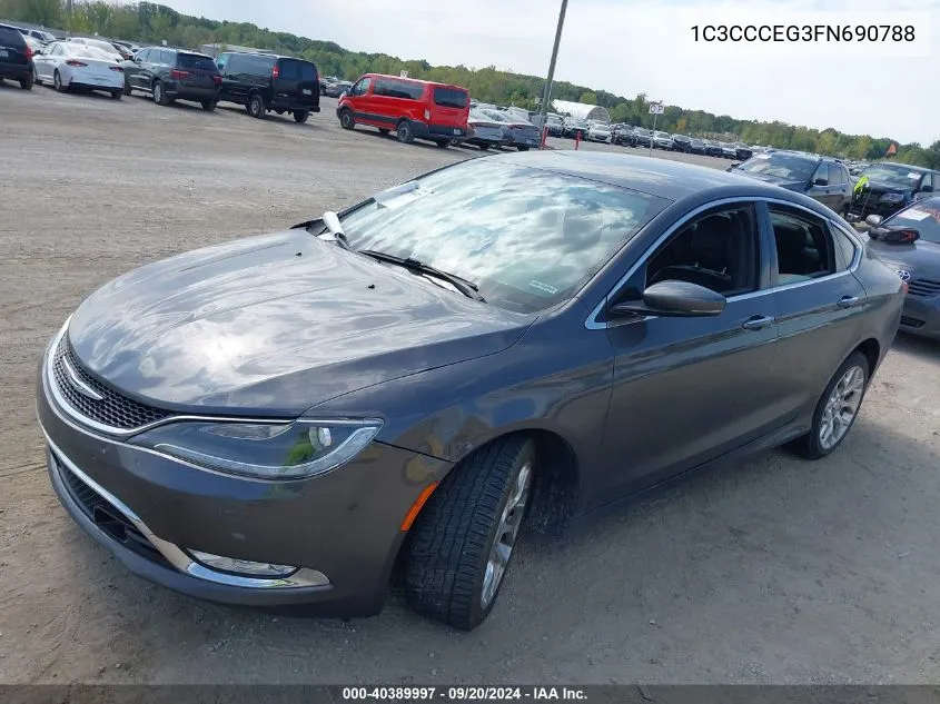 1C3CCCEG3FN690788 2015 Chrysler 200 C