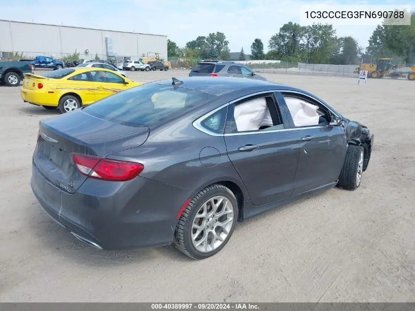 1C3CCCEG3FN690788 2015 Chrysler 200 C