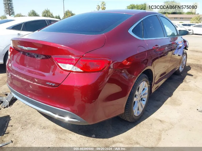 1C3CCCAB6FN575080 2015 Chrysler 200 Limited