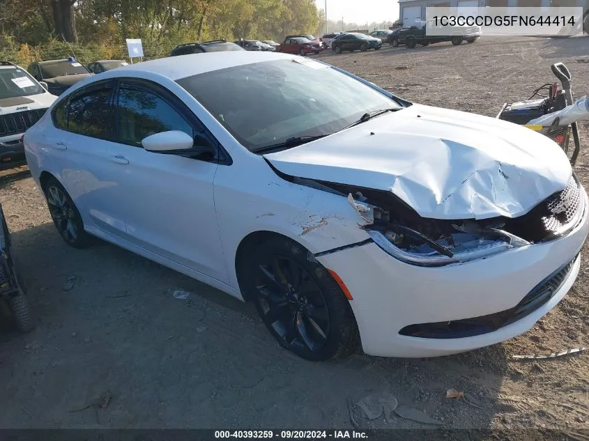 1C3CCCDG5FN644414 2015 Chrysler 200 S