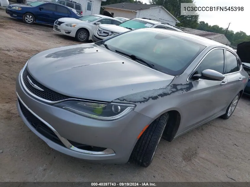 1C3CCCCB1FN545398 2015 Chrysler 200 C