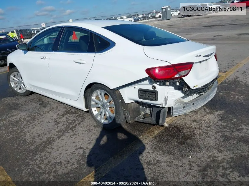 1C3CCCAB5FN570811 2015 Chrysler 200 Limited