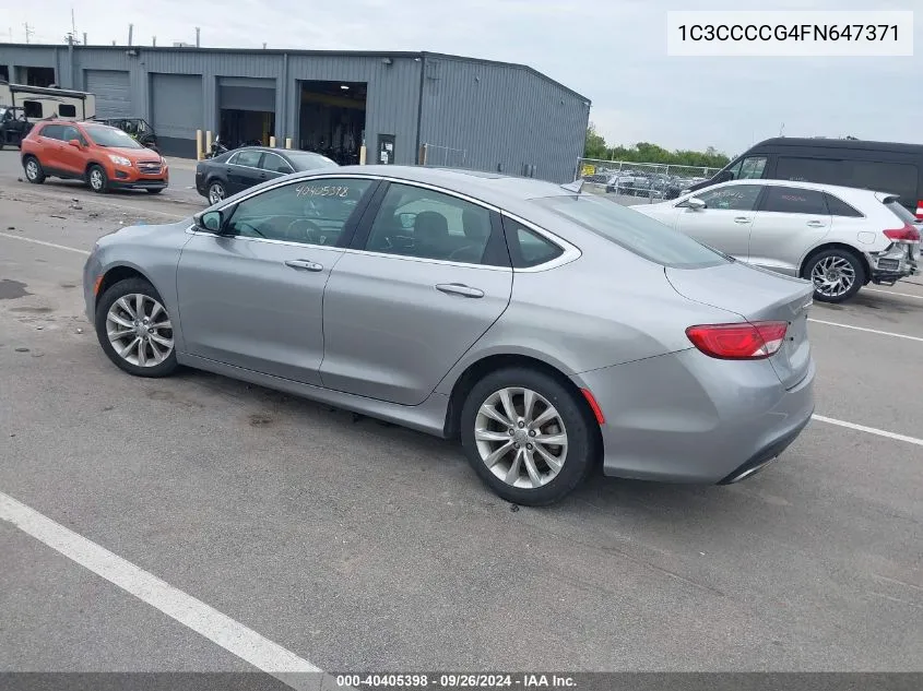 1C3CCCCG4FN647371 2015 Chrysler 200 C