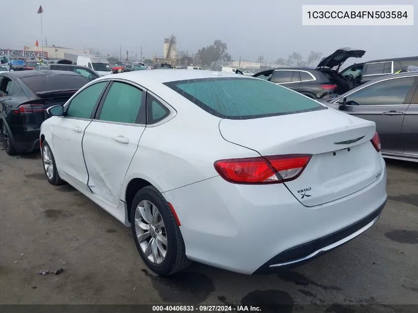 1C3CCCAB4FN503584 2015 Chrysler 200 Limited