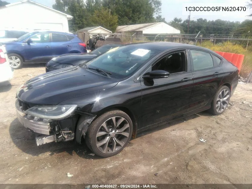 2015 Chrysler 200 S VIN: 1C3CCCDG5FN620470 Lot: 40408627