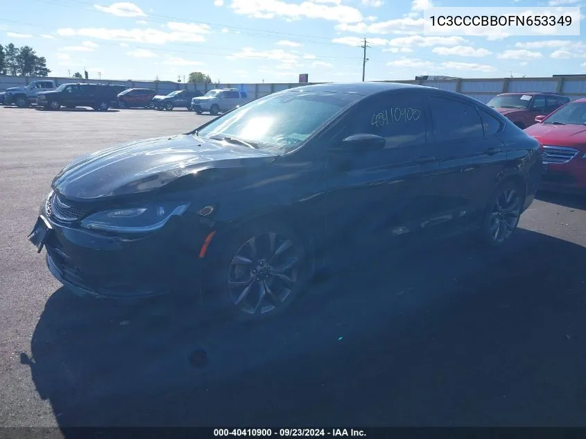 2015 Chrysler 200 S VIN: 1C3CCCBBOFN653349 Lot: 40410900